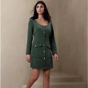 Banana Republic Factory mini dress in green